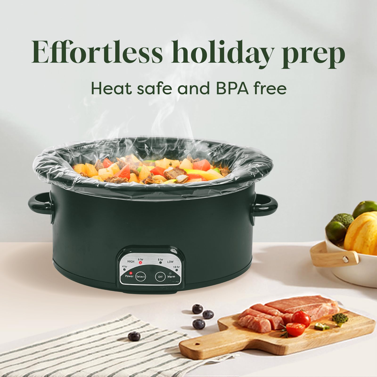 Oasier Slow Cooker Liners, Disposable Oval Large Size 13