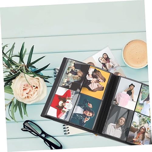 Miniatura 5 de BESPORTBLE Strap Album Small Mini Picture Album Photo Holder Photo Book Wedding Album Cards Storage Album Wedding Scrapbook Album Picture Storage