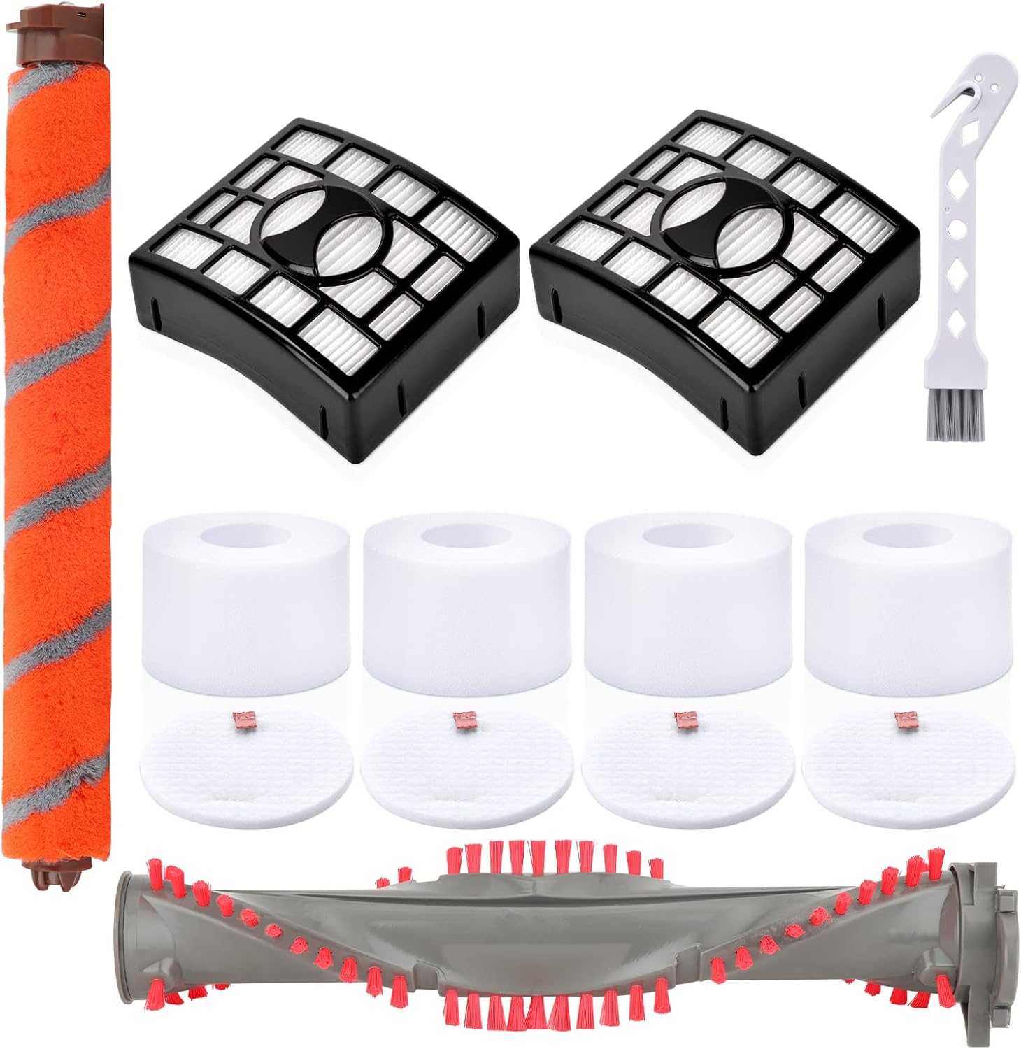 Leadaybetter UV810 Roller Brush Filter Replacement for Shark DuoClean