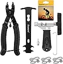 Oumers Bike Chain Repair Tools Set, Bicycle Chain Break Tool, Master Link Pliers, Bike Wear Checker Indicator Opener Closer Remover Pliers