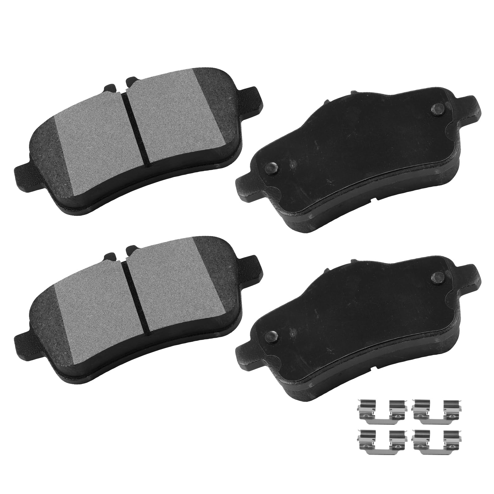 cciyu D1630 Brake Pads w/Hardware Rear Disc Brake Pad Set