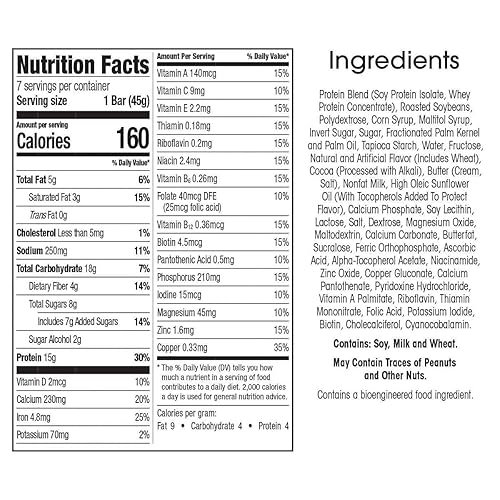 Miniatura 8 de WonderSlim - Barra de proteína nutritiva