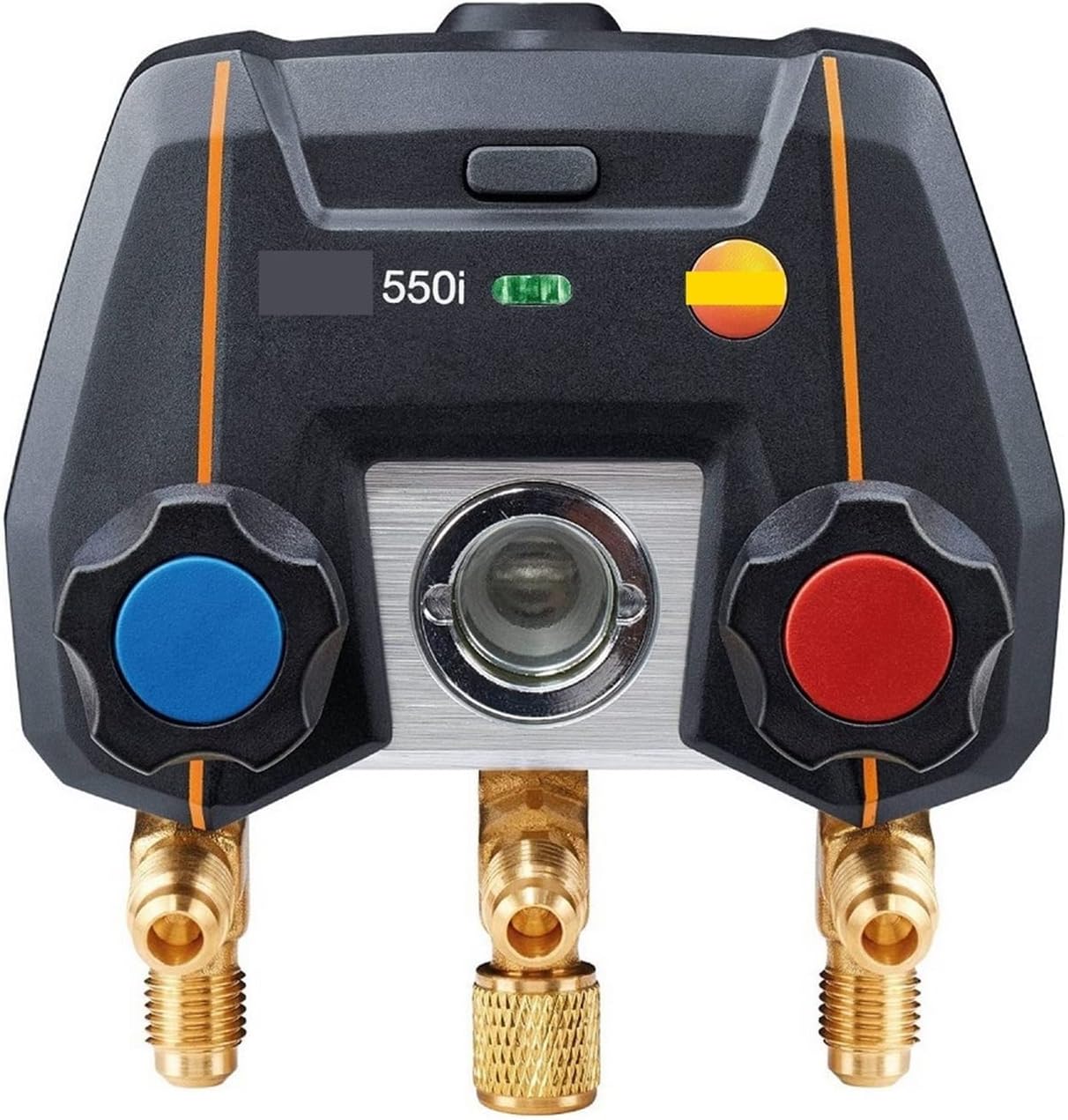 GZDZHP Digital Manifold Pressure Gauge Digital Refrigeration Gauge Manifold App Controlled 2 Valves Air Pressure Gauge blue-too-th-compatible Manometer Tool