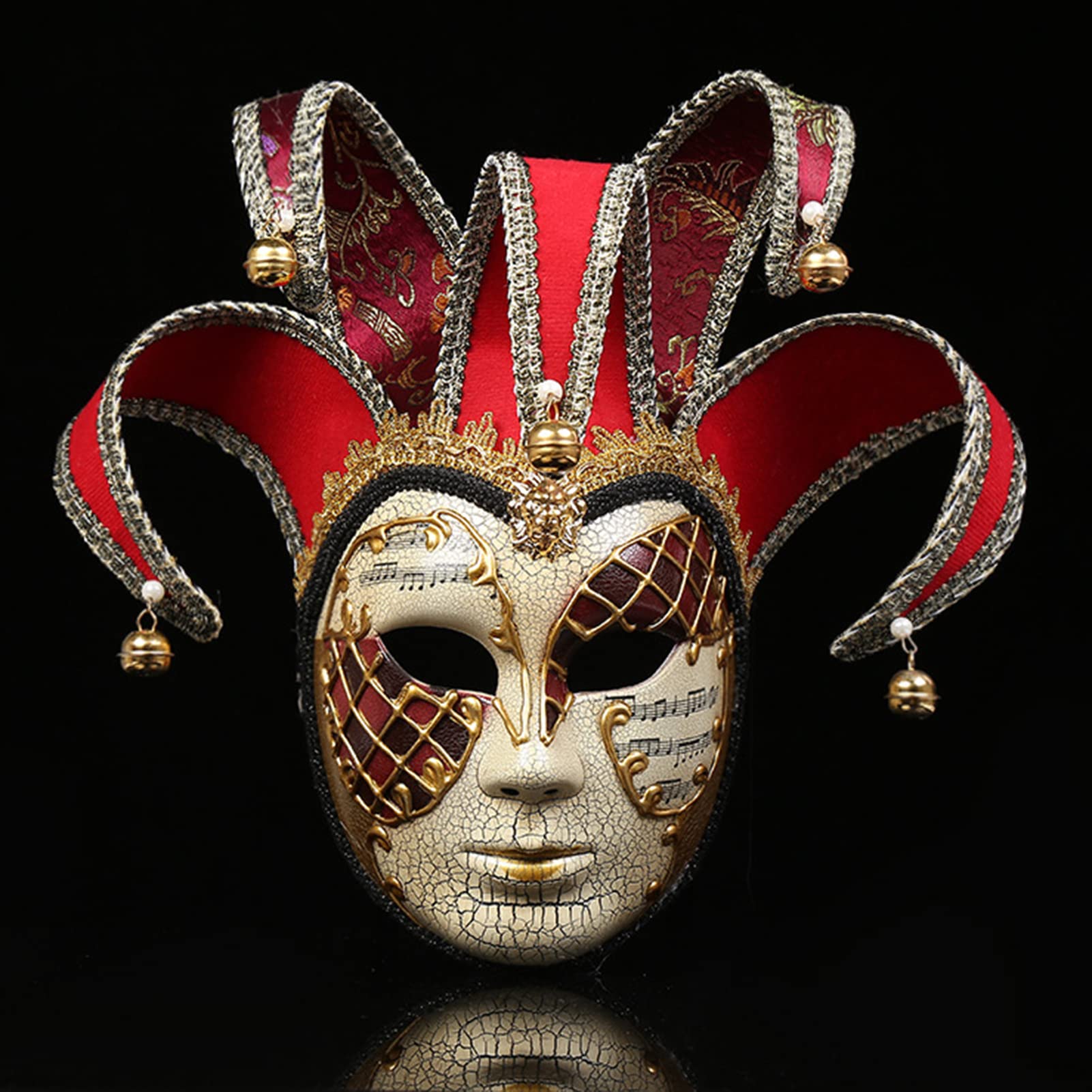 Amazon.co.jp: 神秘的な楽しいマスク、ベネチアン マスカレード マスク