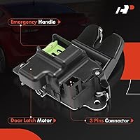 Vista 4 de A-Premium Actuador de pestillo de bloqueo de puerta trasera compatible con 2012 2013 2014 2015 2016 2017, sedán, sin entrada sin llave, actuador