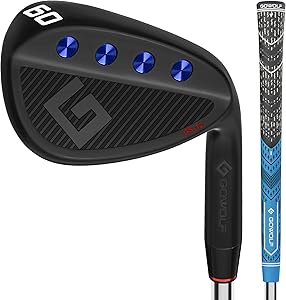 Gowolf Premium Forged Full Face Golf Wedges 50/52/54/56/58/60/69 Degree Individual or Set for Men, Right Hand Gap Wedge Sand Wedge Lob Wedge, Golf Clubs CNC Milled Face for More Spin - Great Golf Gift