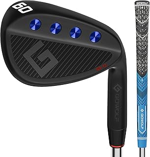 Premium Forged Full Face Golf Wedges 50/52/54/56/58/60/69 Degree Individual or Set for Men, Right Hand Gap Wedge Sand Wedge Lob Wedge, Golf Clubs CNC Milled Face for More Spin - Great Golf Gift