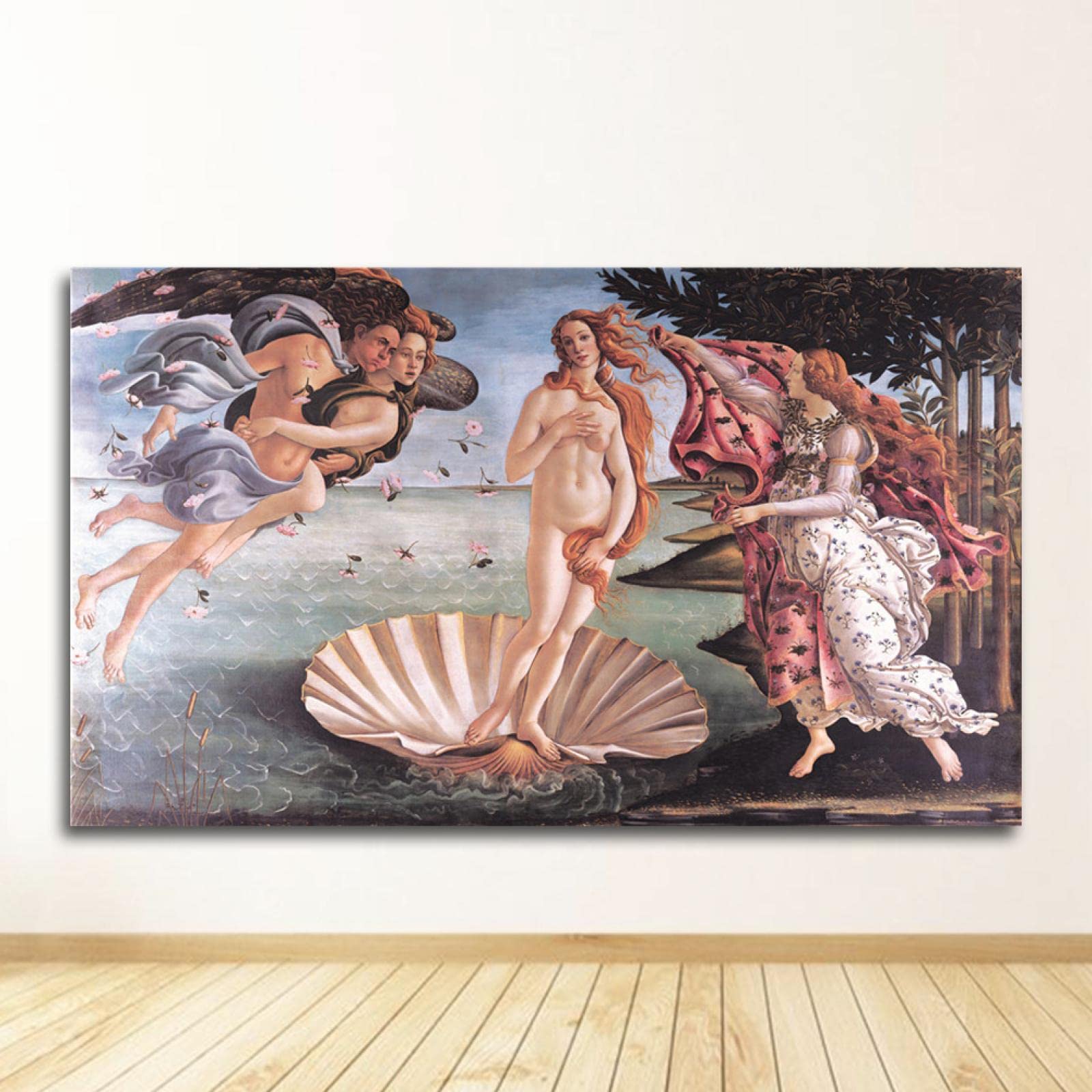 ヴィーナスの誕生 絵画 フレーム付き ウォールアート インテリア Amazon｜ヴィーナスの誕生クラシック壁画キャンバスアート