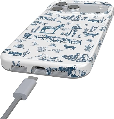 Miniatura 3 de Casely Funda para iPhone 17 Pro  Blue Desert  Wild West Adventure  Compatible con MagSafe  Diseño clásico ultra delgado