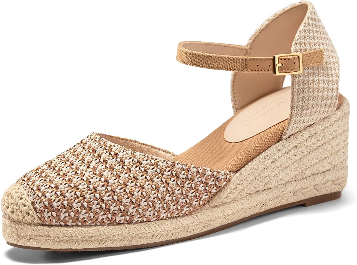 Coutgo Women's Platform Wedge Espadrilles Sandals