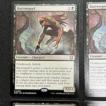 Amazon.co.jp: MTG M3C 《バロウゴイフ Barrowgoyf》 4枚セット