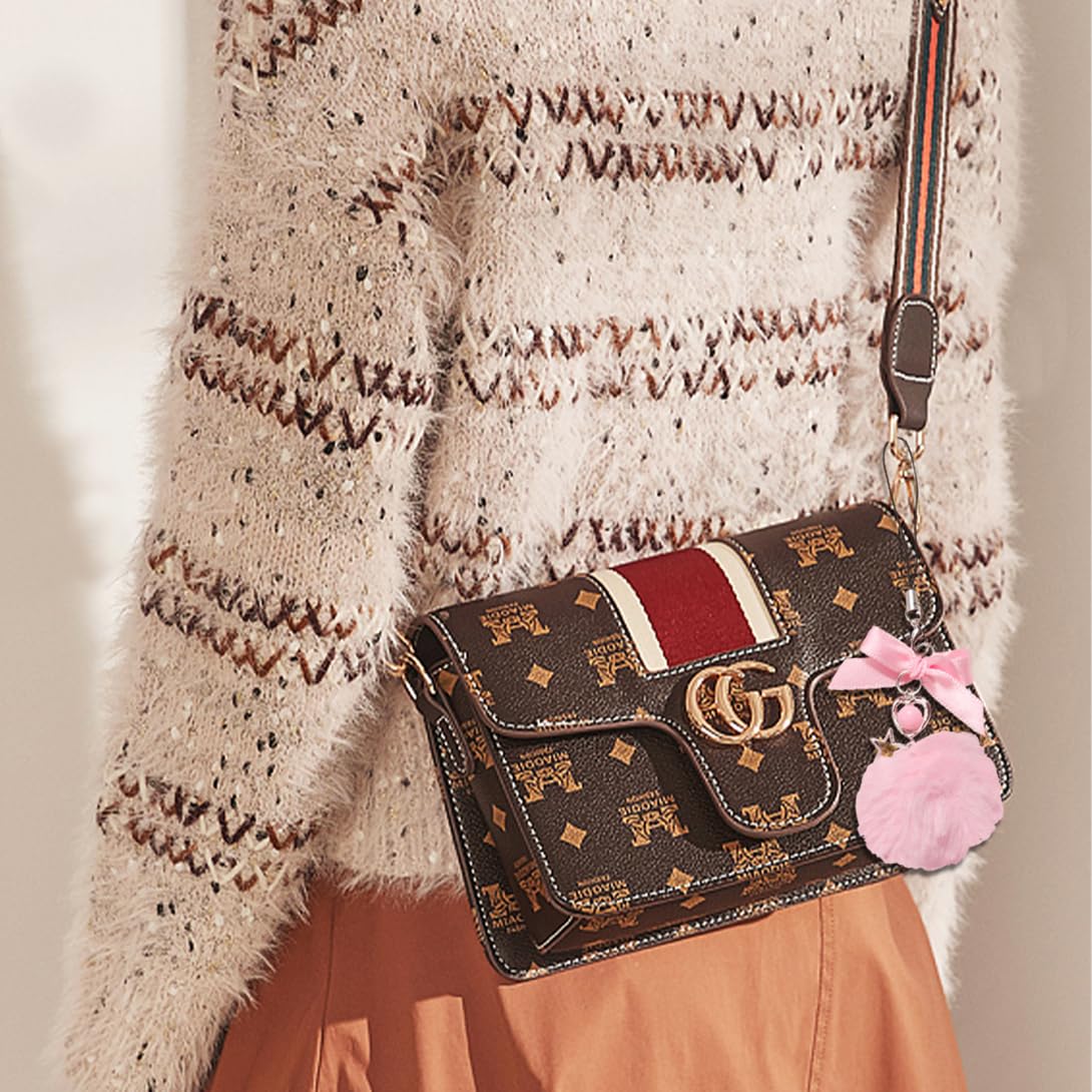 Koonafy Phone Charm Aesthetic Y2K Pink Butterfly Bow Knot Lanyard Wrist Strap Mobile Phone Chain Anti-Lost Cell Phone Charms Backpack Camera Purse Pendants Decor (Bow Knot)