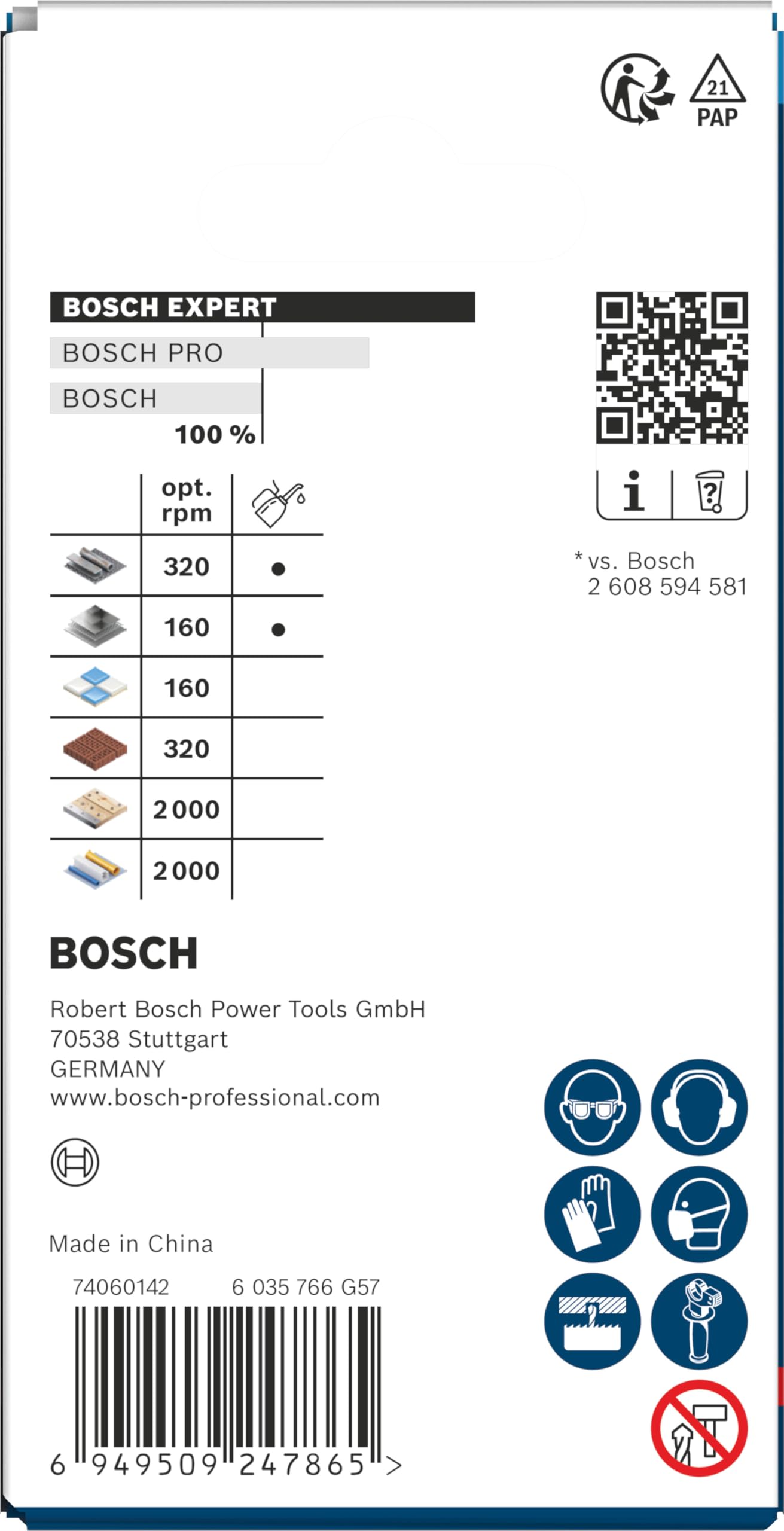 Bosch 1x Sierra de corona EXPERT Multi Material Power Change Plus (para Madera con metal, Ladrillo, Ø 54 mm, Professional Accesorios Taladro)