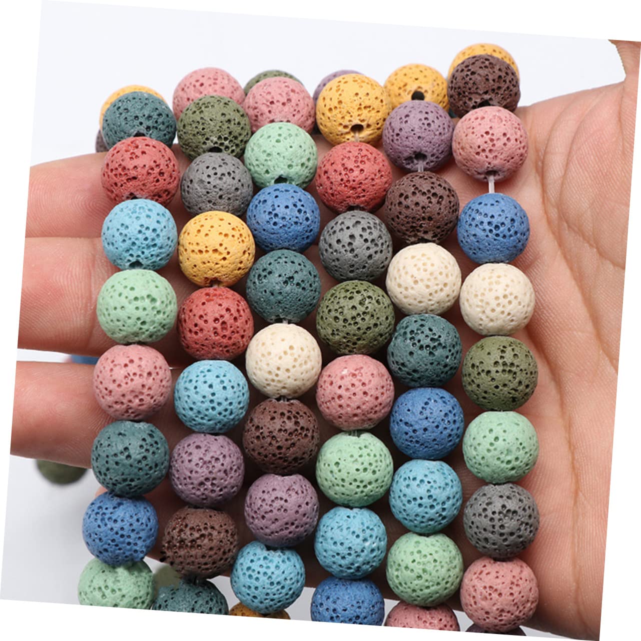 SHINEOFI 250piezas Cuentas De Para Manualidades De Joyería Espaciadoras Coloridas De Para Accesorios De Bricolaje