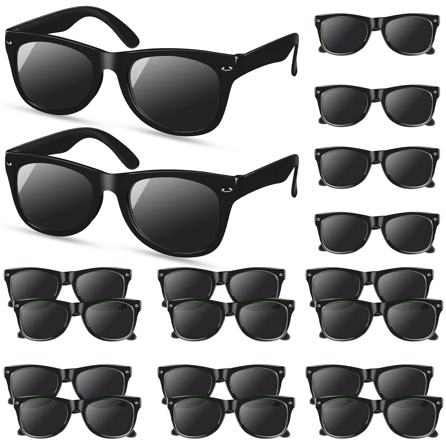 Kids Sunglasses Bulk, Kids Party Favors Sunglasses for Age 3-8, UV400 Protection Neon Kids Sunglasses Bulk for Boys Girls