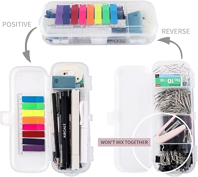 123 Pcs Office Supplies Kit with Desk Organizers, Office Stationery Set, Mini Office Supply Kit Includes Stapler, Paper Clips, Push Pins, Highlighters for Desktop Accessories Set, School Supplies