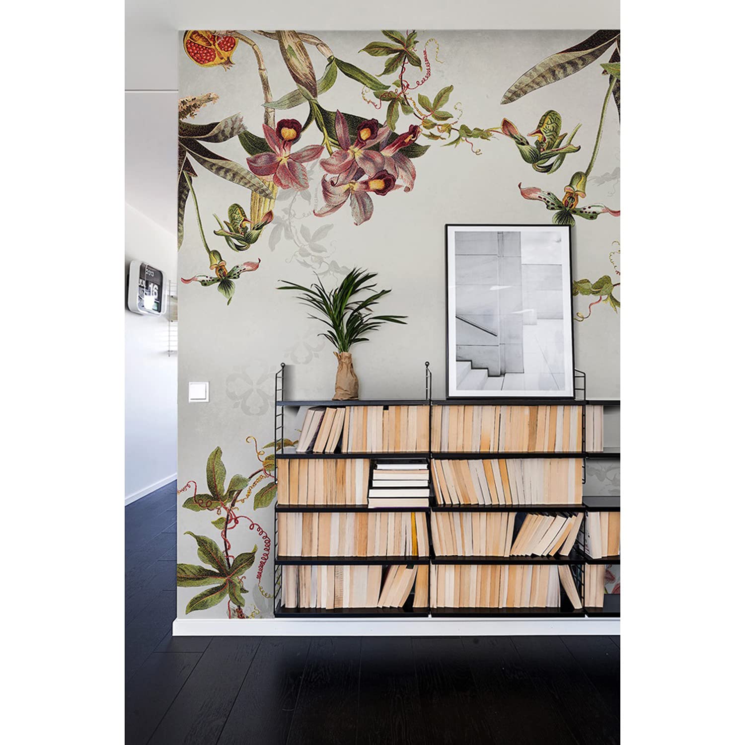 Papier peint intissé pour masquer les imperfections des murs et relooker un meuble