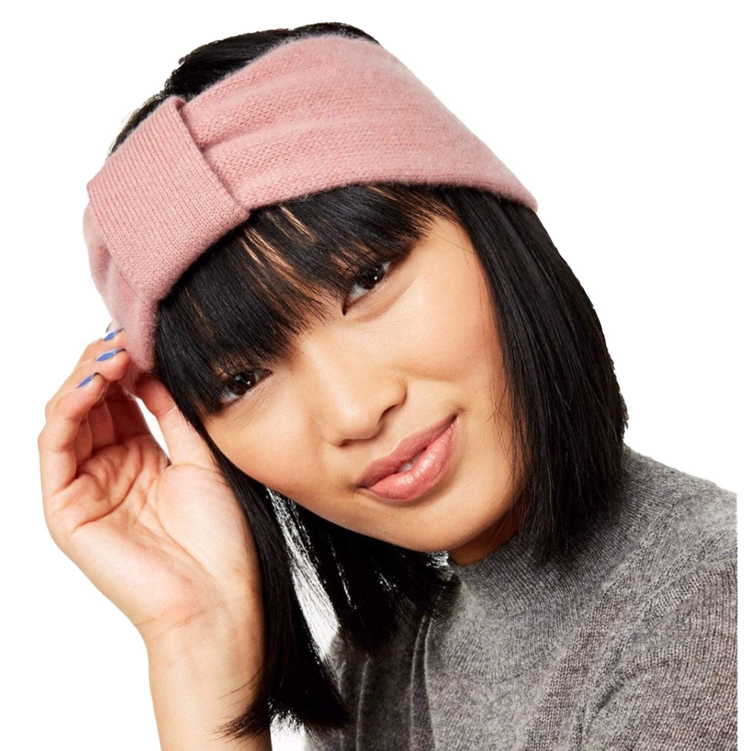 Cashmere Earwarmer Headband (Bella Rose 