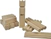 BEX Kubb Garden Games - 22 Pieces with Carry Bag | Throwing Games for Families, Kids & Adults | Outdoor, Summer Parties, Beach or Camping Games | Traditional Regulation Size Viking Chess | Beech Wood