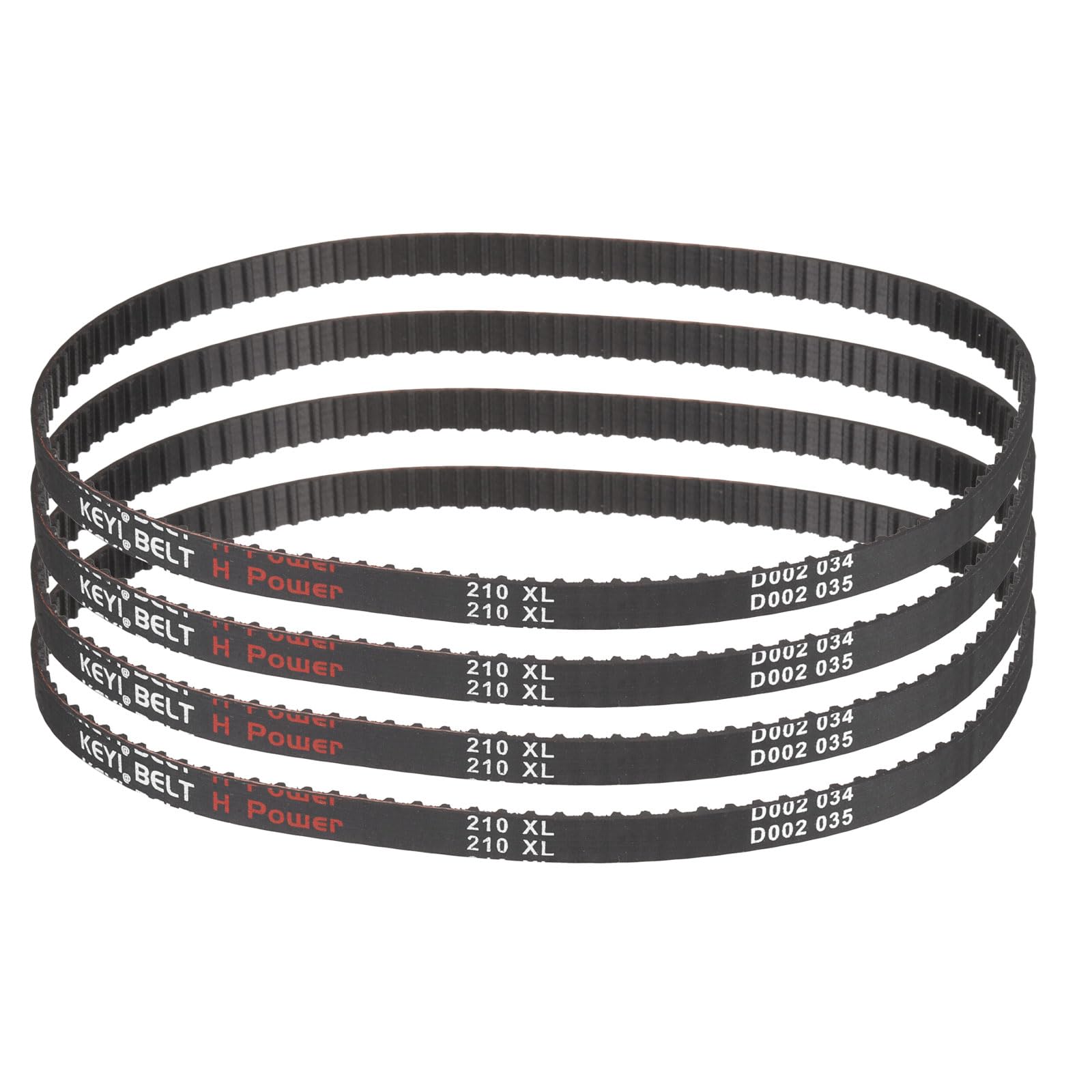 uxcell 4pcs 160XL 037 Timing Belt 80 Teeth Rubber Geared Cogged Belt, 0.37" Width, 0.20" Pitch Mechanical Replacement Belts — Amazon image 29