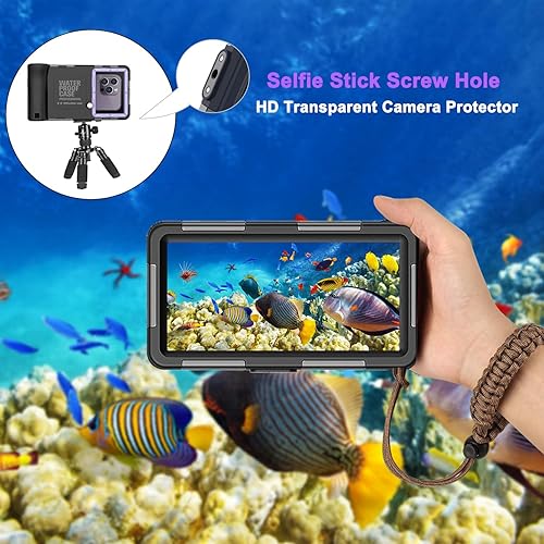 Miniatura 3 de Funda de teléfono de buceo subacuático para esnórquel, profesional de 50 pies49.2 ft, impermeable, para iPhone 1716151413Pro Max, Samsung Galaxy