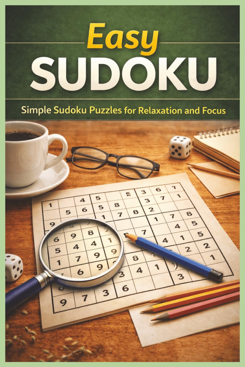 Easy Sudoku: Simple Number Puzzles for Relaxation and Focus (Sudoku Puzzle Collection)