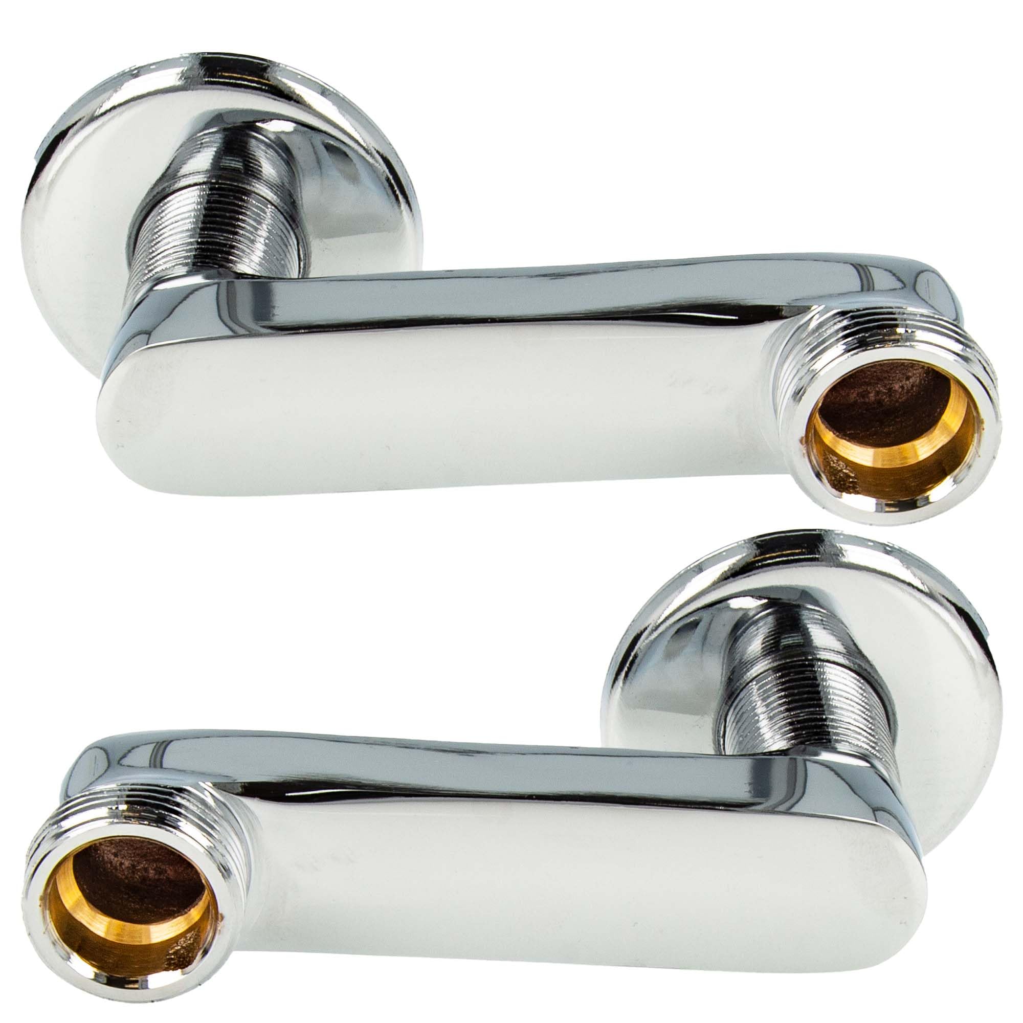 Lujoso tecuro S-conexión para 80 mm para pared grifos, 2-unidades