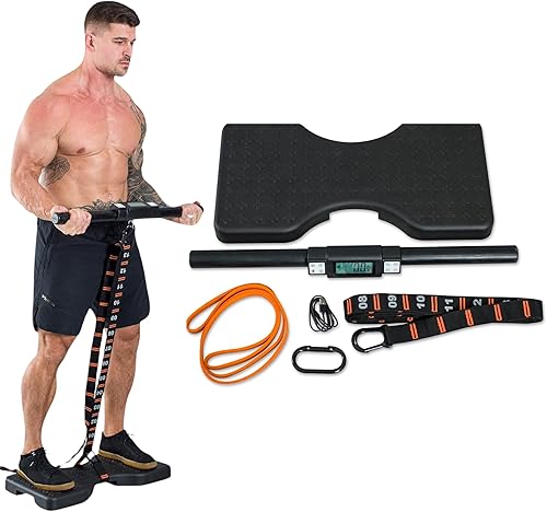 Dragon Door - Isomax Isometric Training Equipment, Barbell with Digital Force Generation Meter, Isometric Handgrip for At Home Workouts, Isometric