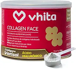 Vhita Colágeno Hidrolisado Verisol Com Ácido Hialuronico Em Pó Neutro 120gr