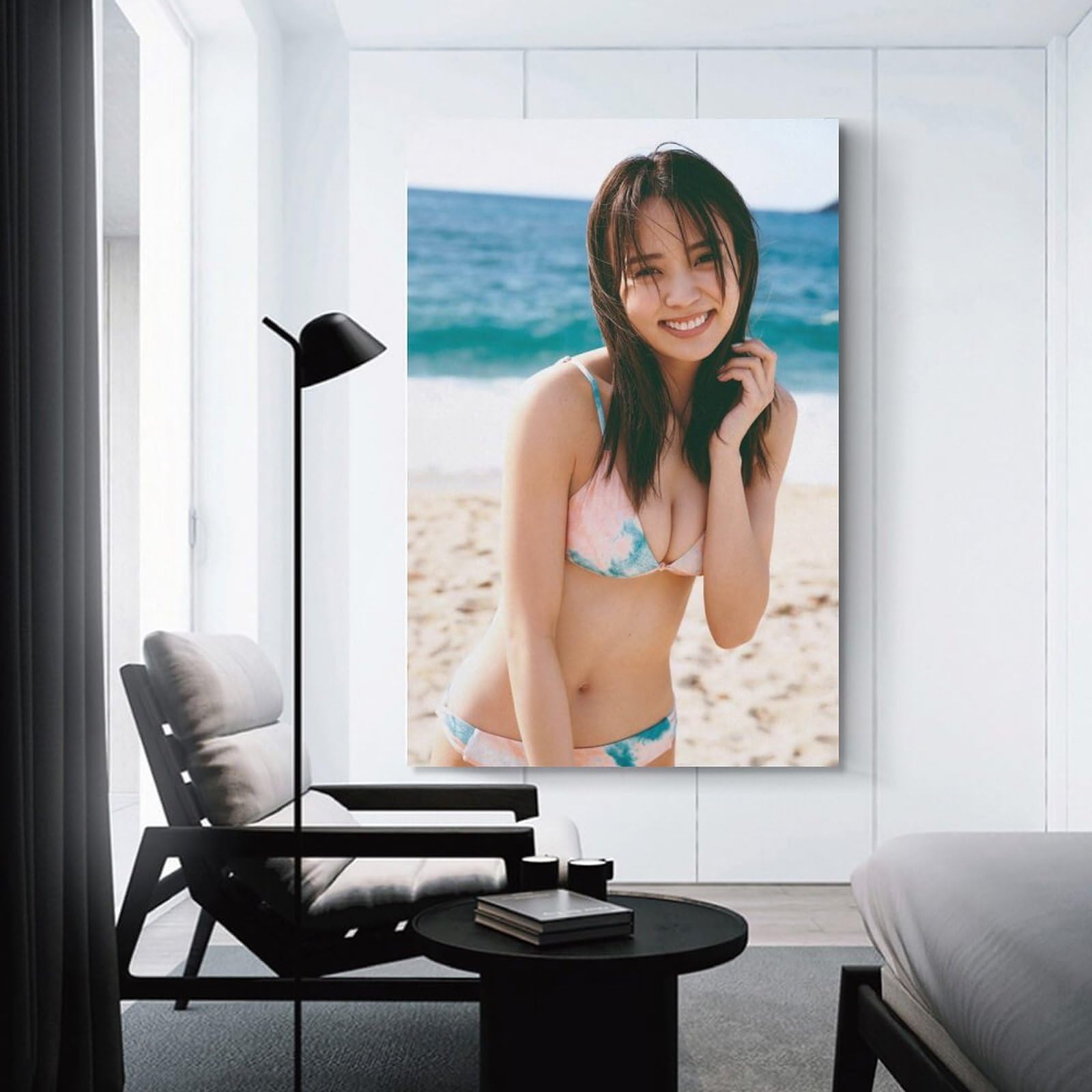 Amazon.co.jp: 小林由依 美少女水着写真ポスター (9) キャンバス 芸術