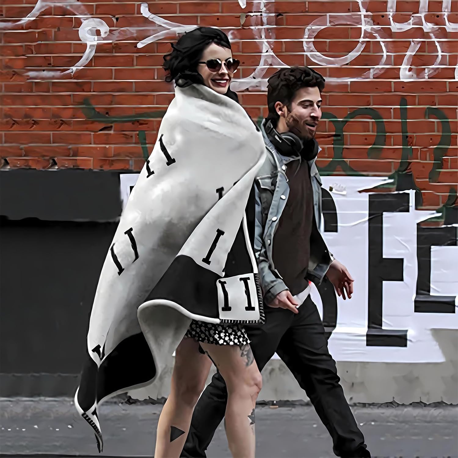 h Blanket 2026 Upgrade Thick Knitted Throw Blanket for Couch Soft Throw Blanket Faux Fleece Cashmere Plaid Warm Shawl for Girls, Christmas Birthday Gifts for Women Men Teen (Brown)