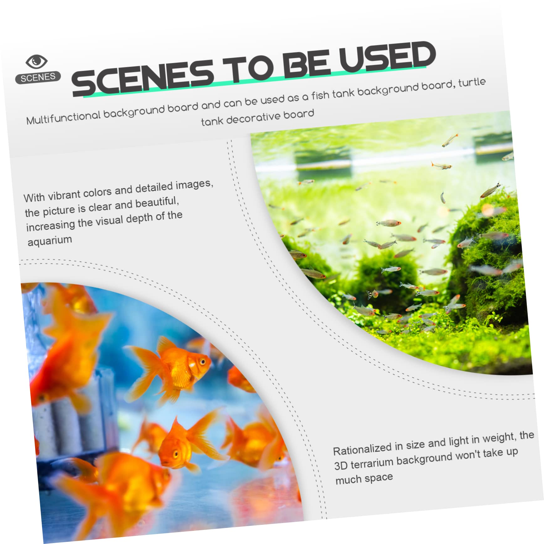 SOIMISS Tablero Decorativo De Roca De Acuario De Decoración para Peceras para Tanque De Reptiles