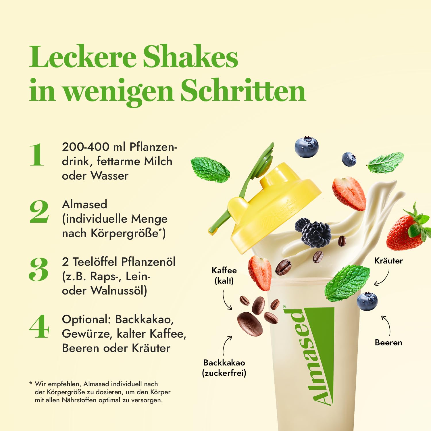 Almased Original Pulver für den Stoffwechsel – 3x 500g – Mahlzeitersatz für die Gewichtsreduktion – frei von künstlichen Zusätzen – vegetarisch und glutenfrei – 30 Portionen