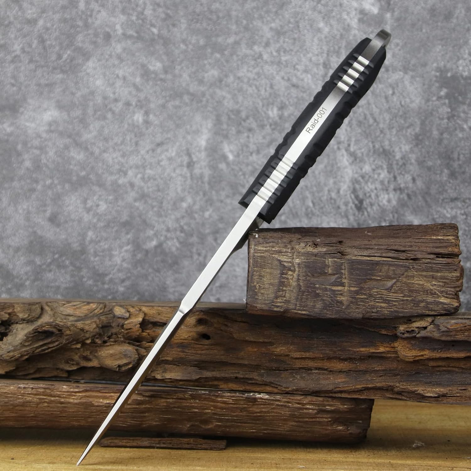 12.2" Hunting Full Tang Fixed Blade Knife DC53 Steel G10 Handle, Outdoor Claw Knife,Camping EDC Tools, Kydex Sheaths … … (Black)