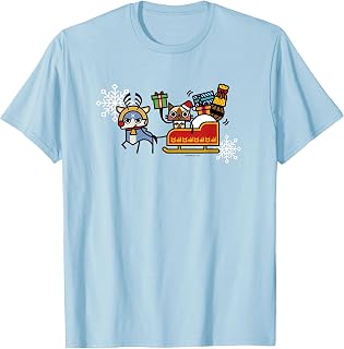 Monster Hunter Rise: Sunbreak Palamute＆Palico Christmas (A) T-Shirt