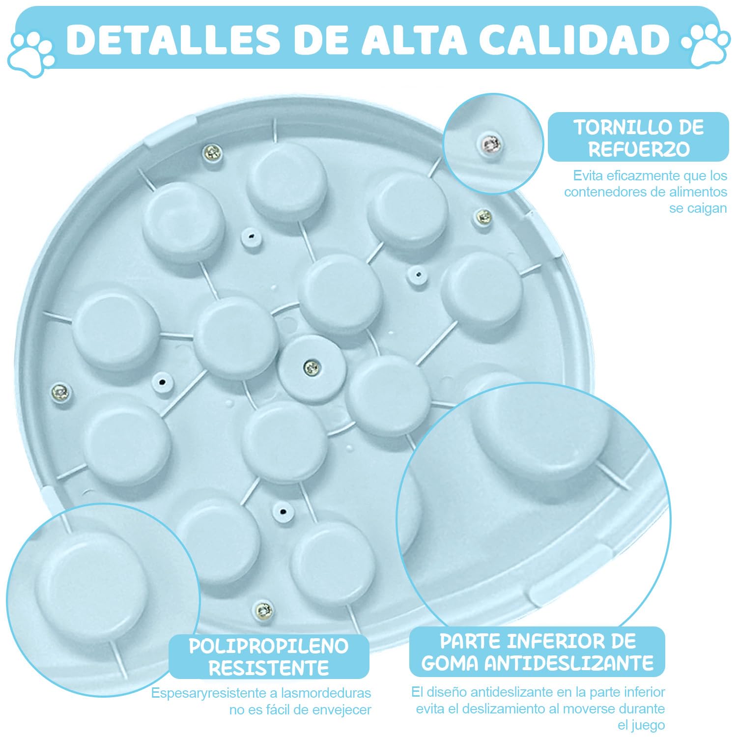 Juguete Interactivo Para Perros: Dispensador De Comida Lenta Y Rompecabezas Mental - ¡Ideal Para Razas Pequeñas, Medianas Y Grandes! (Verde)