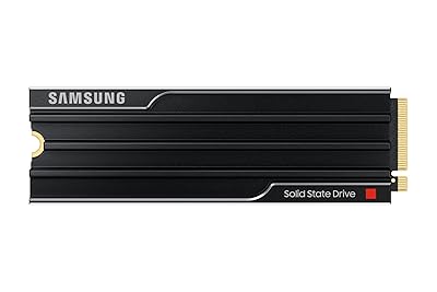 Samsung SSD 9100 PRO with Heatsink 2TB, PCIe 5.0x4 M.2 2280, Seq. Read Speeds Up to 14,700/13,400 MB/s, Best for AI Computing, Gaming, and Heavy Duty Workstations (MZ-VAP2T0CW)