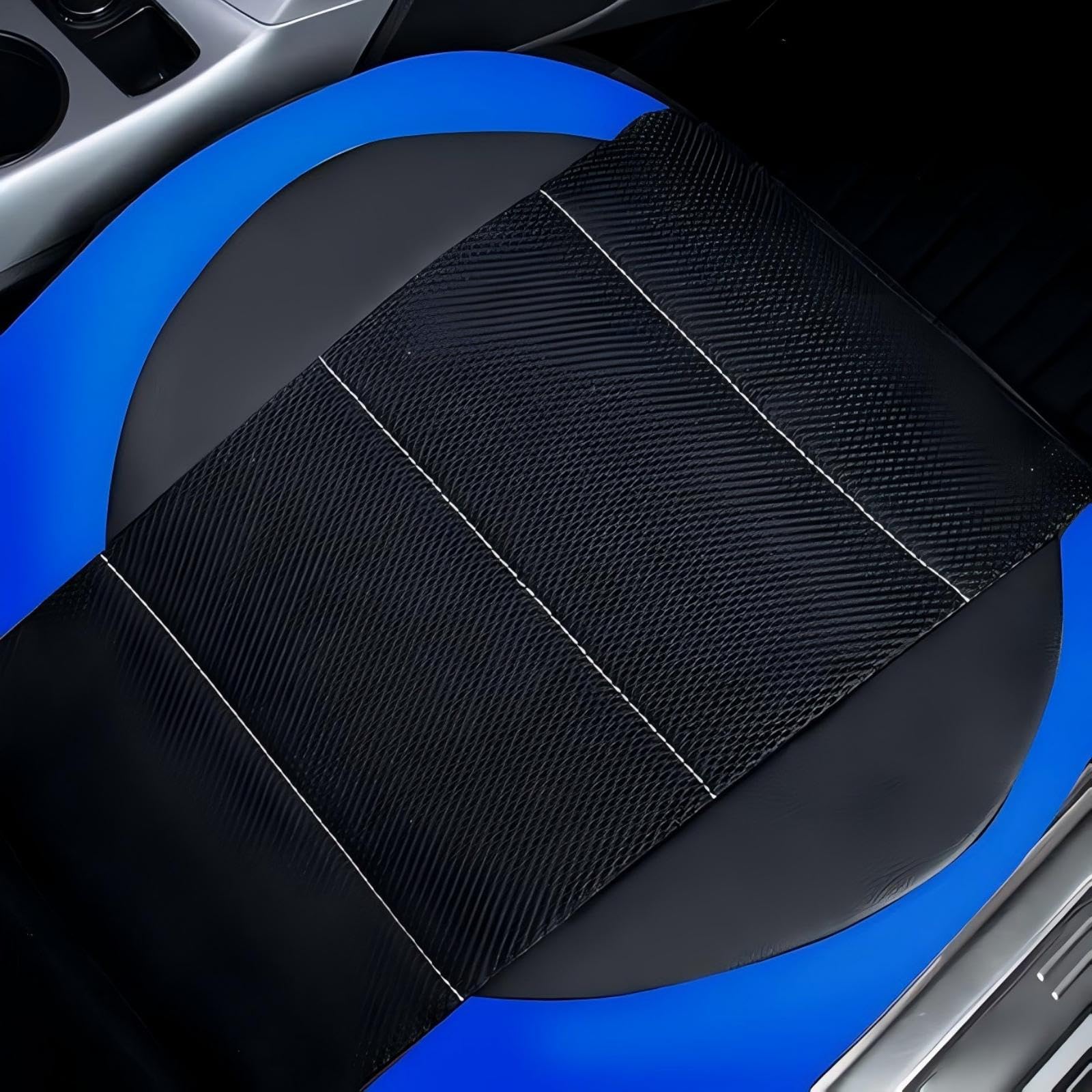 Housse Siege Voiture pour Citroen Berlingo/Bx/C1/C2/C3/C3 Picasso/C4 Picasso/C4, Imperméable Cuir Respirant Antidérapant Protege Siege, Facile à Nettoyer, Accessoire Voiture,Blue