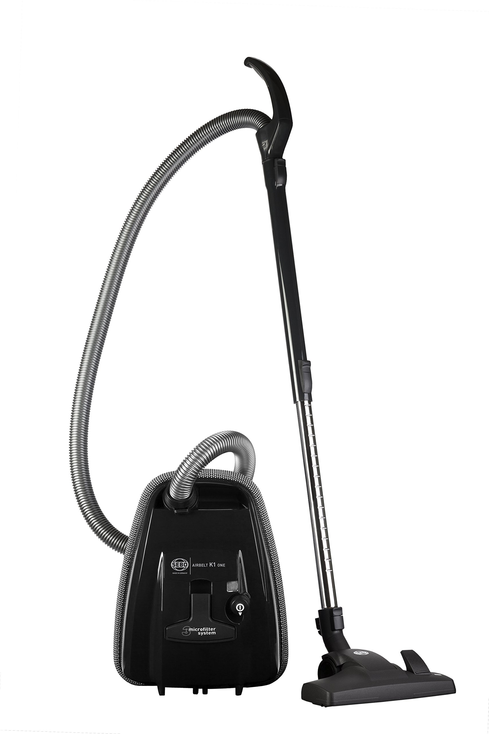 SEBO Airbelt K1 One - Aspirapolvere in plastica, nero, 42 x 30 x 24 cm