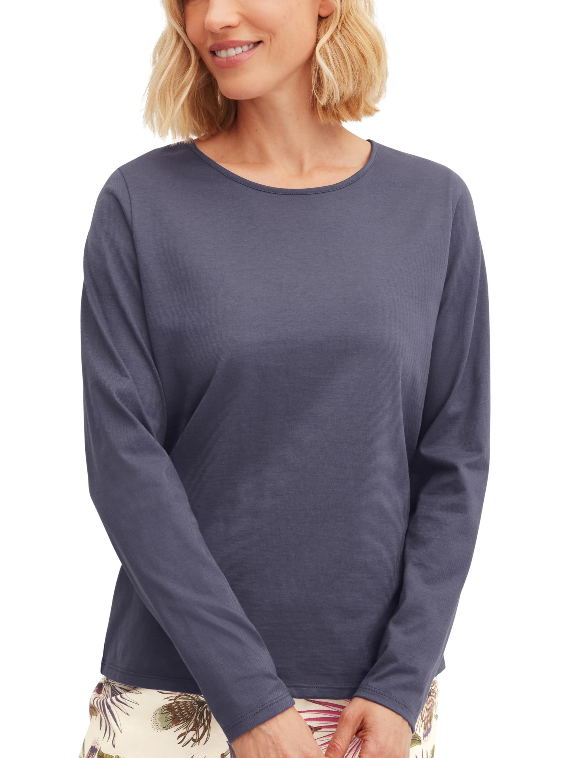 CALIDA Favourites Langarmshirt Damen Graystone 36-38