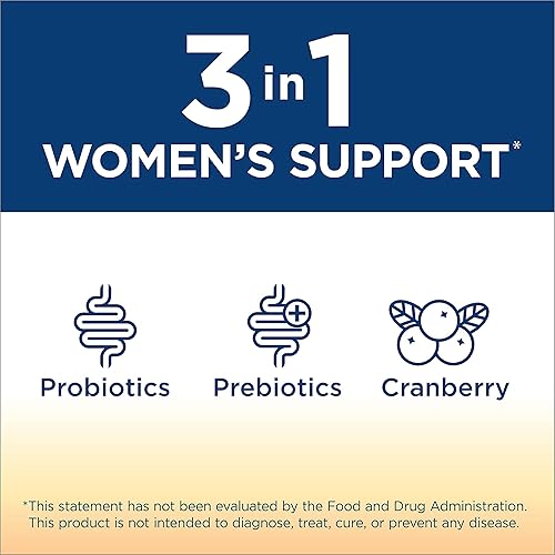 Miniatura 3 de Renew Life Women's Care - Gomitas prebióticas y probióticas de cerezas, digestivo, urinario y salud inmunológica, B. Coagulans y B. Subtilis, sin