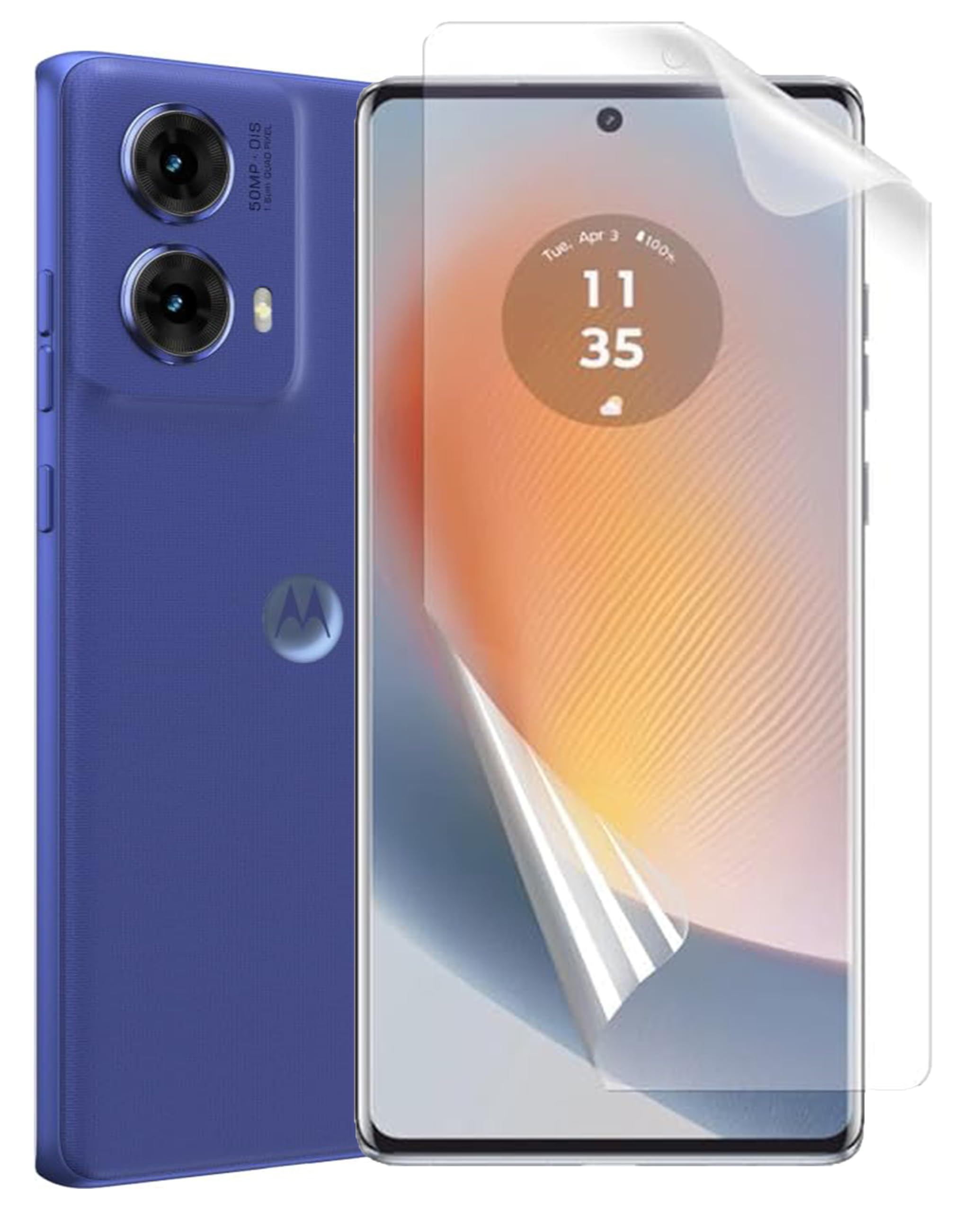ZARALA High Sensitivity Hydrogel Screen Protector Compatible For Motorola g85 5G Transparent Soft TPU Protective Film [Fingerprint Unlock( (B0DC4H4KQ1) Amazon Price History, Amazon Price Tracker