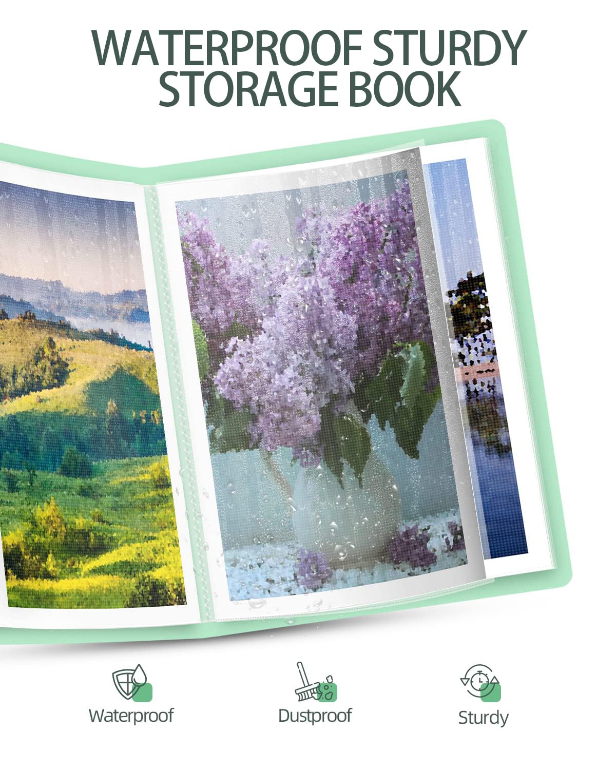 Amazon.com: SXhyf A3 Diamond Painting Storage Book for 60 Diamond