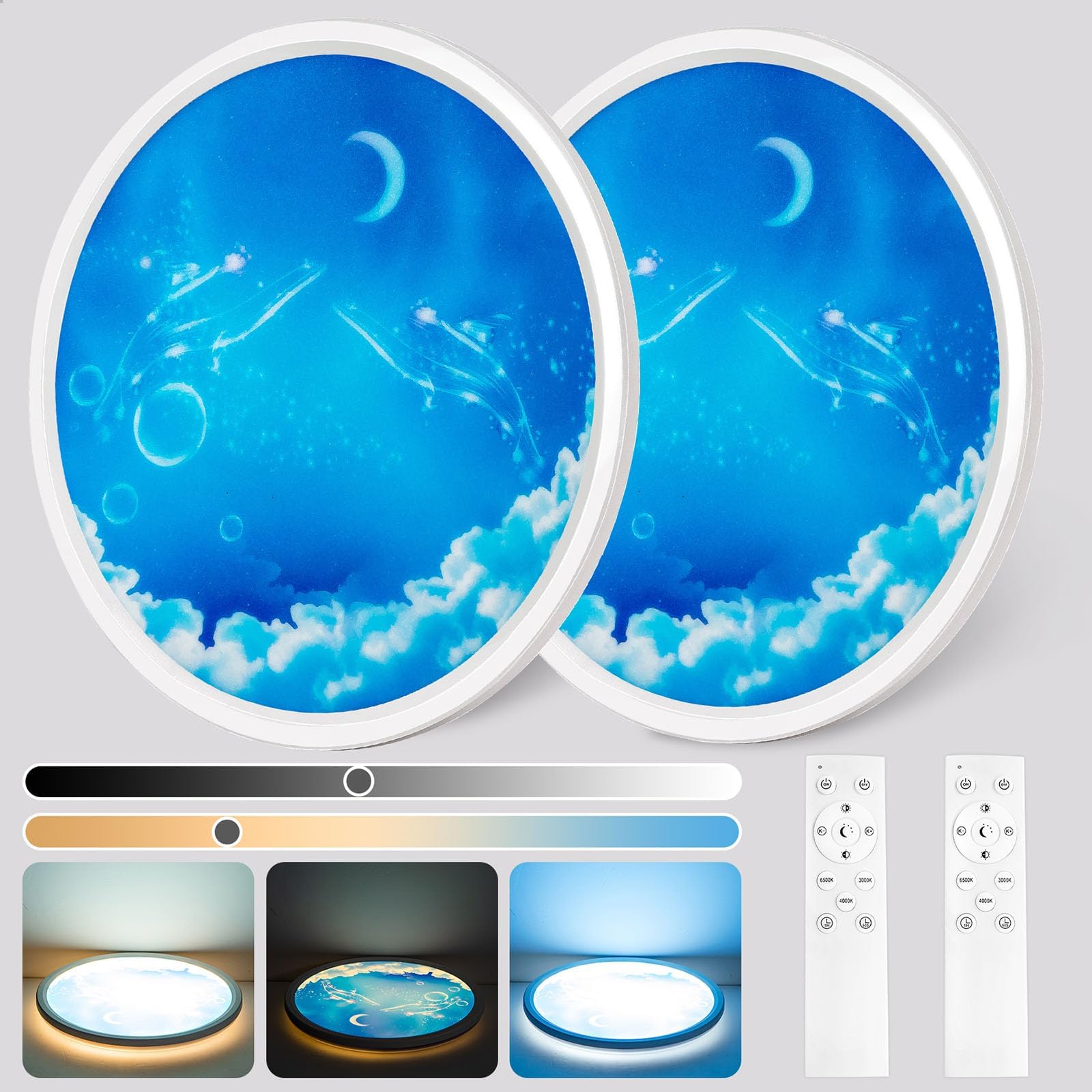 Ronde LED plafondlamp Vika - 18 cm