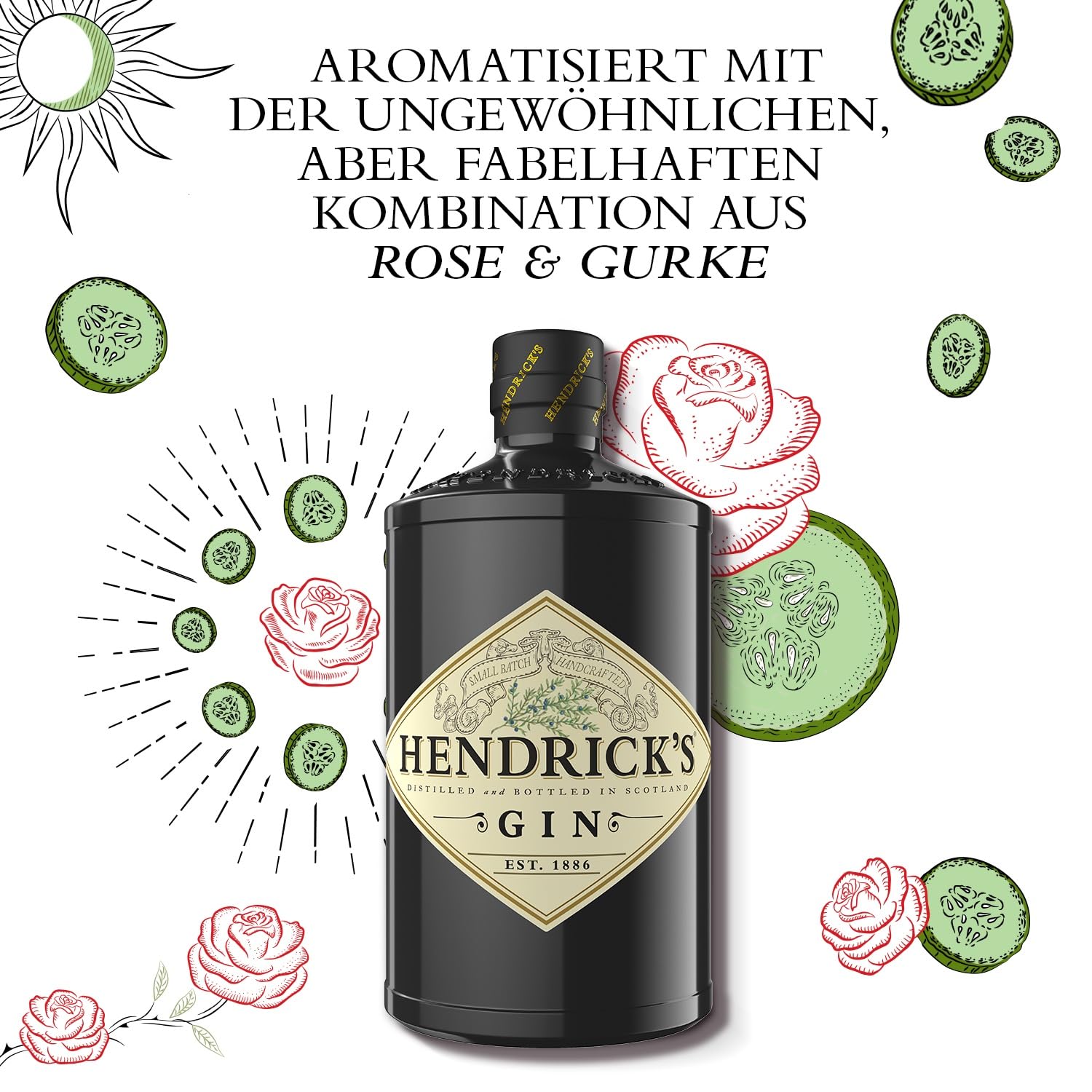 Hendrick's Gin, 70cl