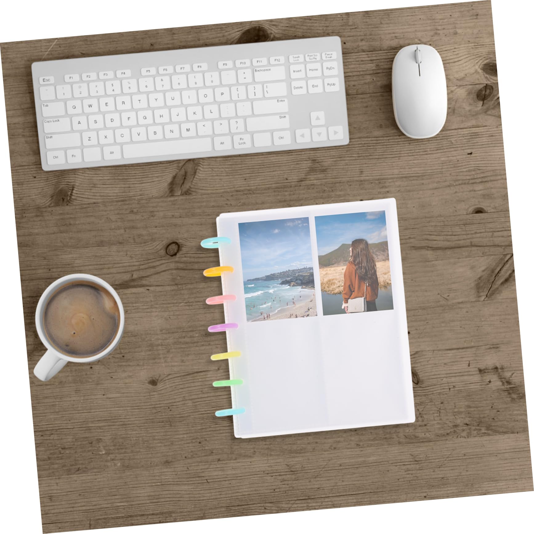 DOITOOL Decorative Photo Album DIY Crafts Photo Holder for Weddings Birthdays and Anniversaries Album with Pages Easy to Use