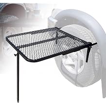 DCWO Portable Car Tire Picnic Table, Folding Camping Table, 70 * 50cm Outdoor Adventure Lightweight Dining Table, Adjustable Height, for RV Camping Beach Hiking Party Garden BBQ