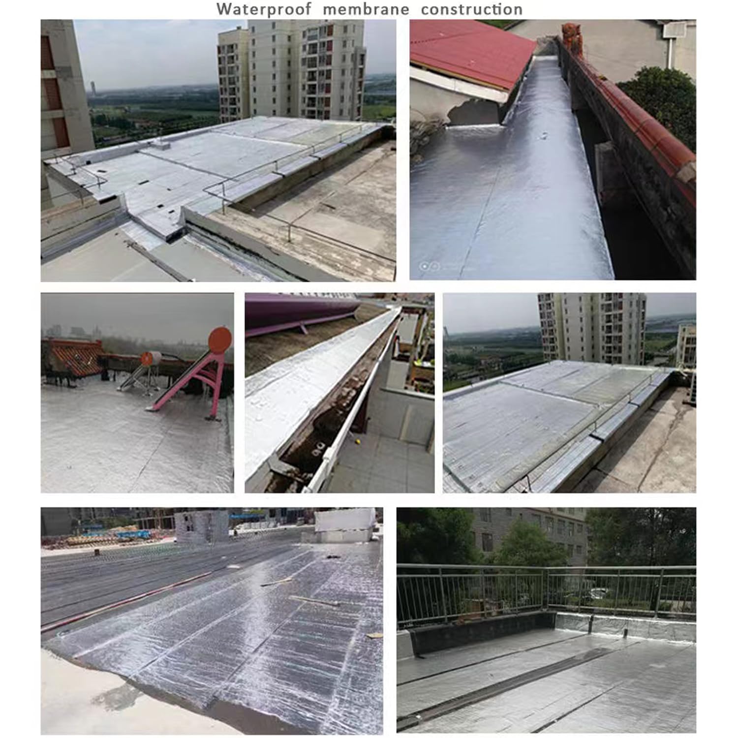 Cinta de Bituminosa Impermeable Autoadhesiva,Cinta Adhesiva para Fugas de Agua,Cinta de Sellado de Aluminio,para Reparaciónde Techos y Fugas,Grietas Superficiales,Personalizable (0.6x6m)