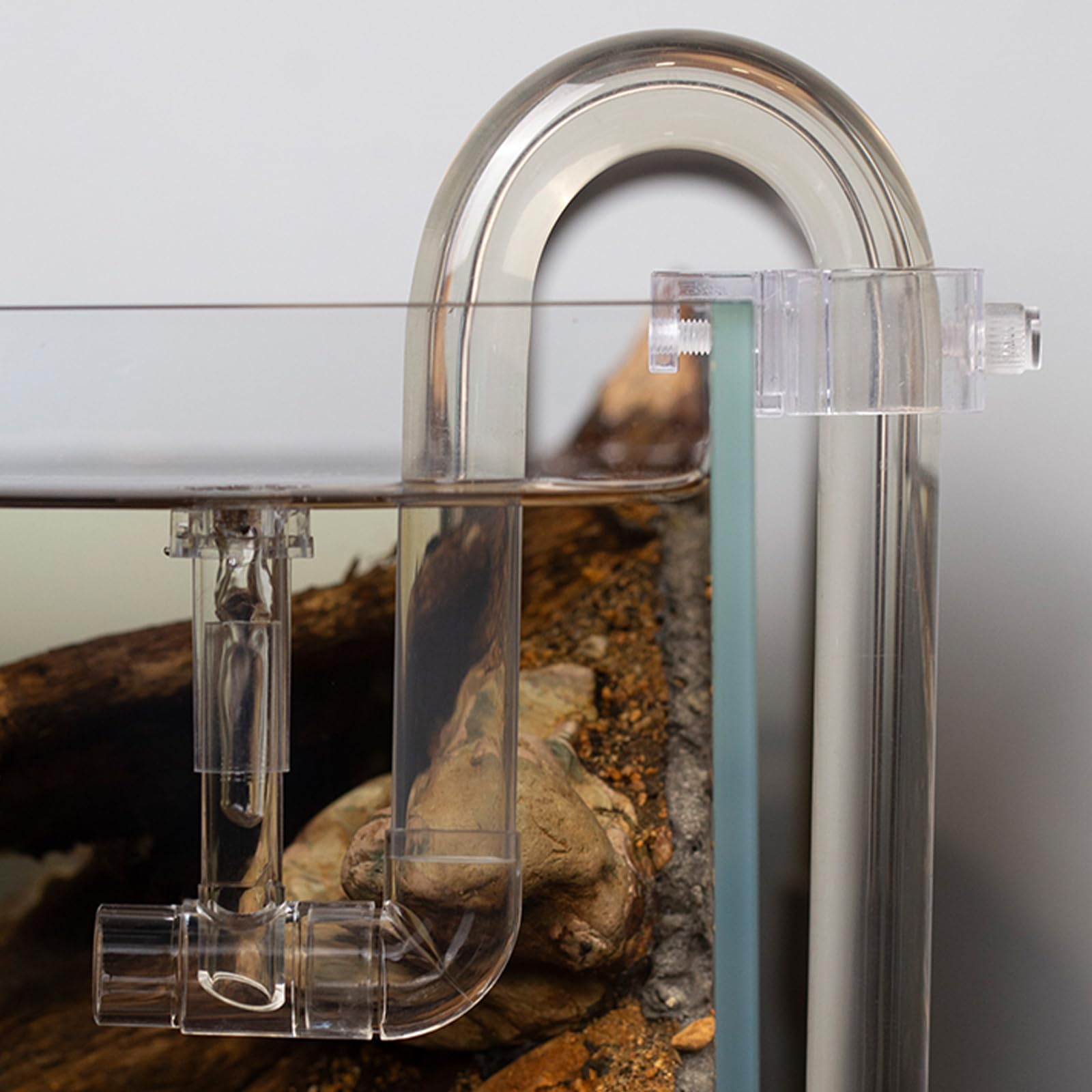 HUANGANG Aquariums Skimmer Clear Tube for Filter Filtration for Oil Protein Scums Filter Drain Tube Pipe