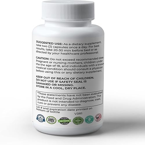 Miniatura 3 de OriginalAyurveda Ashwagandha orgánica certificada con suplemento de pimienta negra orgánica, 1310 mg, sin OMG, sin gluten, probado en laboratorio de